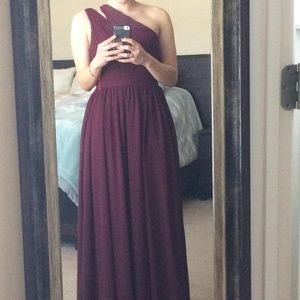 Azazie Molly Bridesmaid dress (Cabernet)